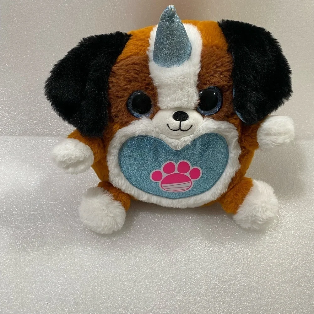 Very soft and comfortable plushie with big ears and eyes made by Raindocorns